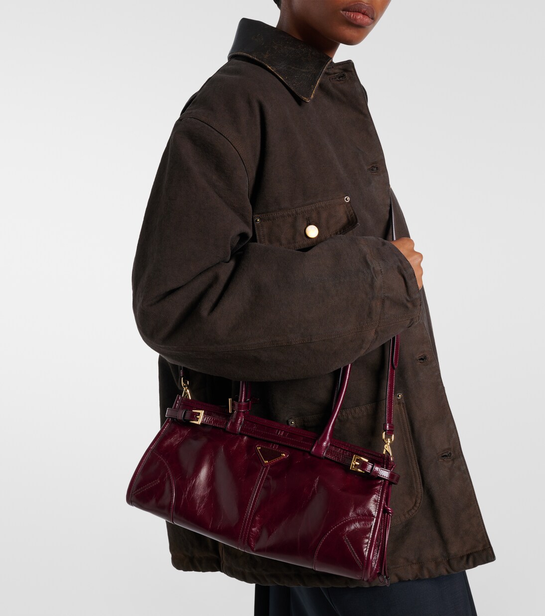 Bolso Bonnie Medium de piel | Prada