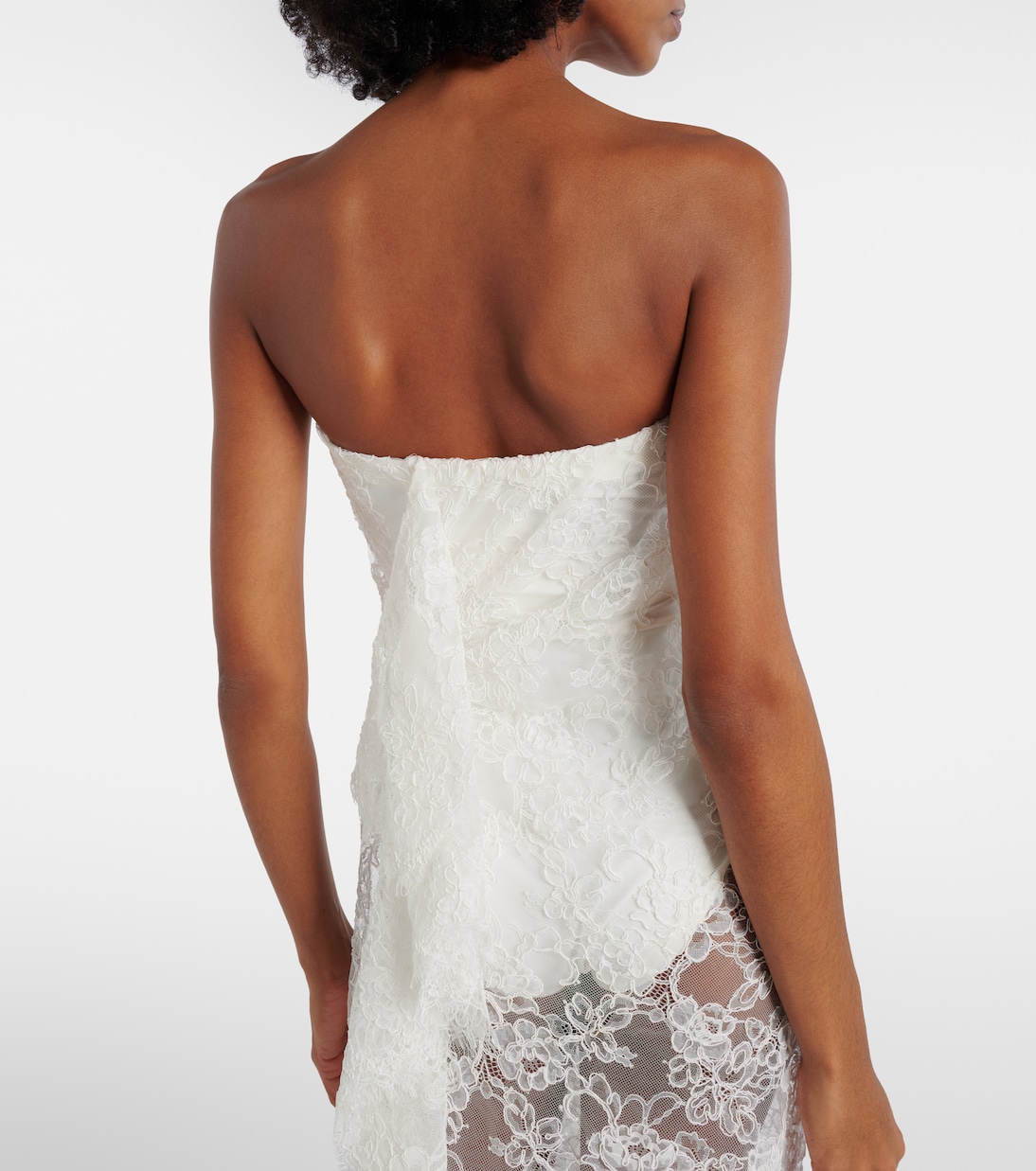 Floating draped lace gown | Christopher Esber
