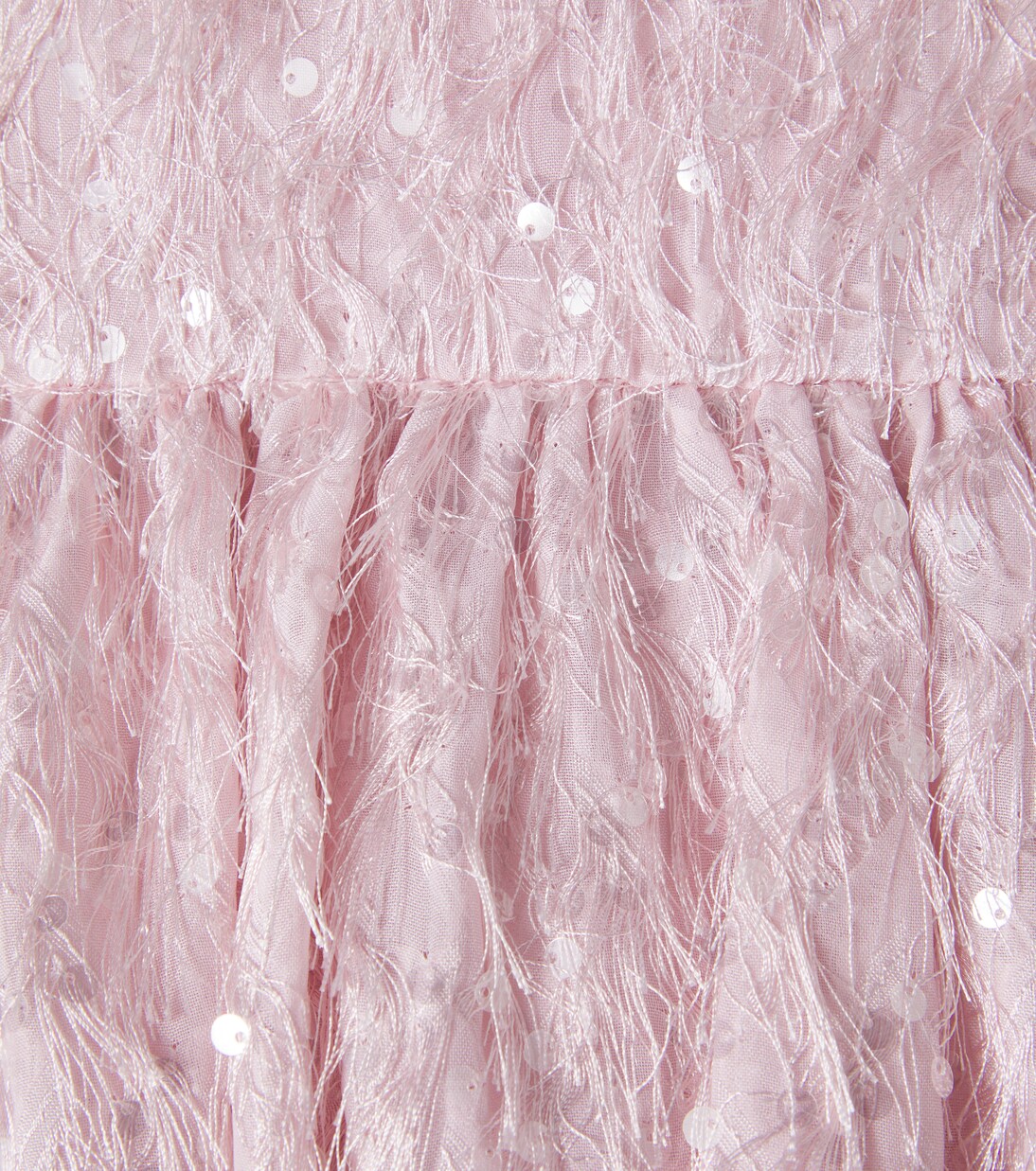 Fringed sequined skirt | Monnalisa