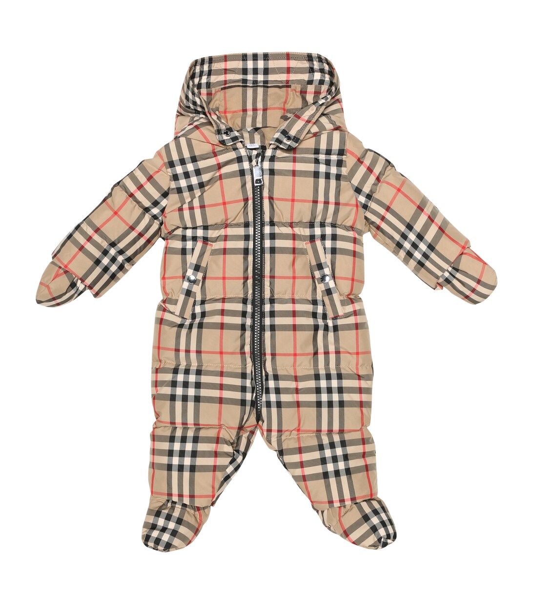 Baby checked down onesie | Burberry Kids