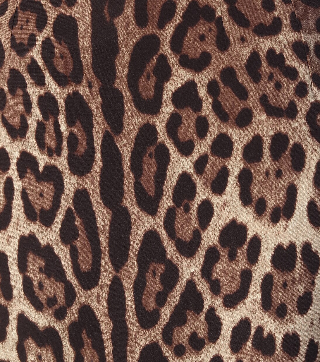 Leopard-print stretch-silk skirt | Dolce&Gabbana