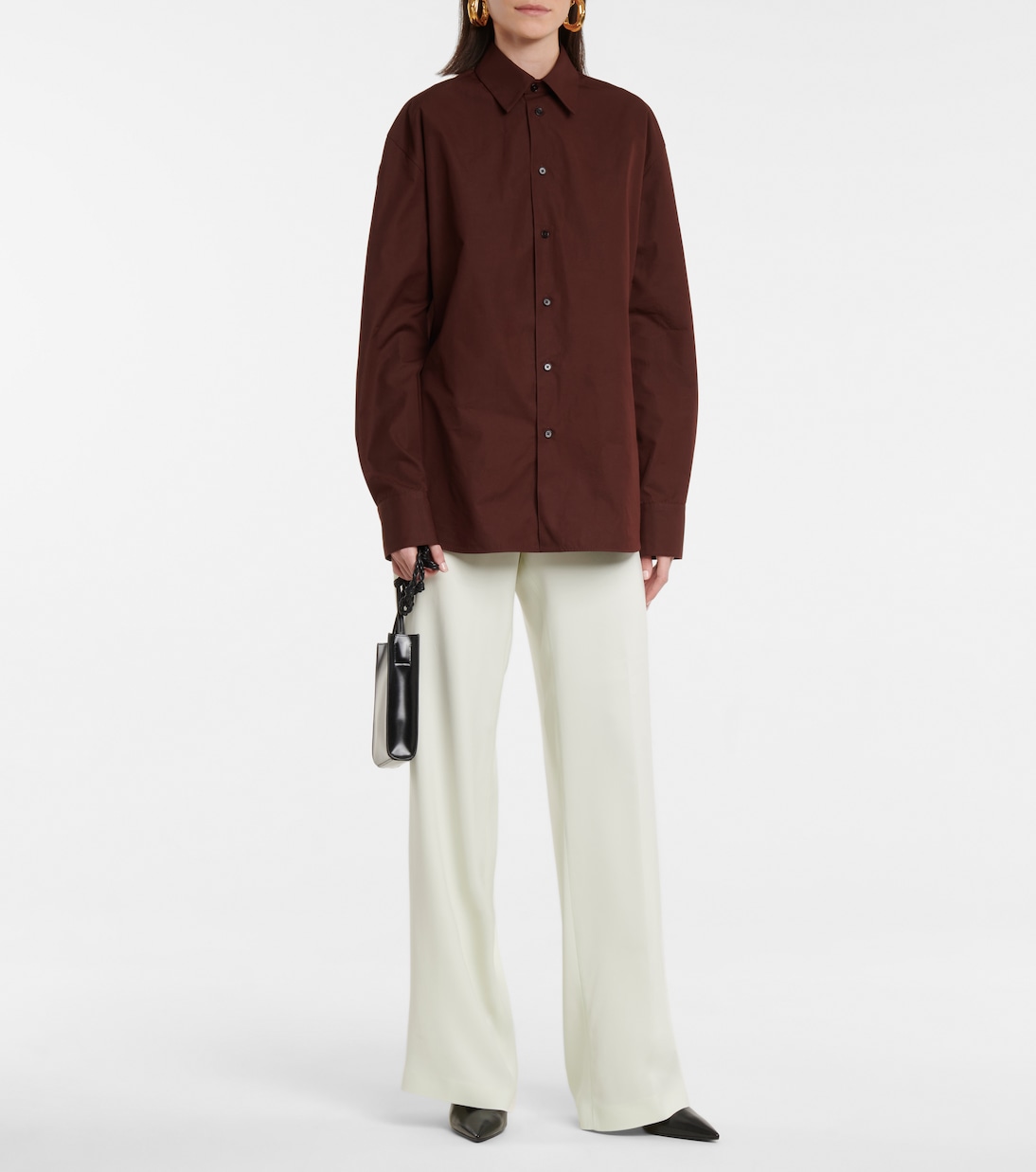 Pantalones palazzo de tiro alto | Jil Sander