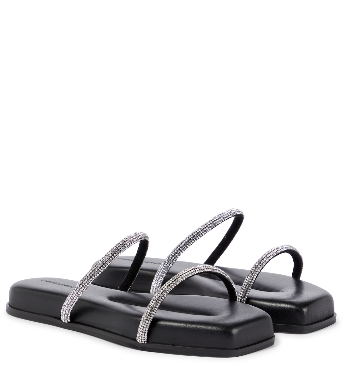 Fontana embellished leather slides | Christopher Esber
