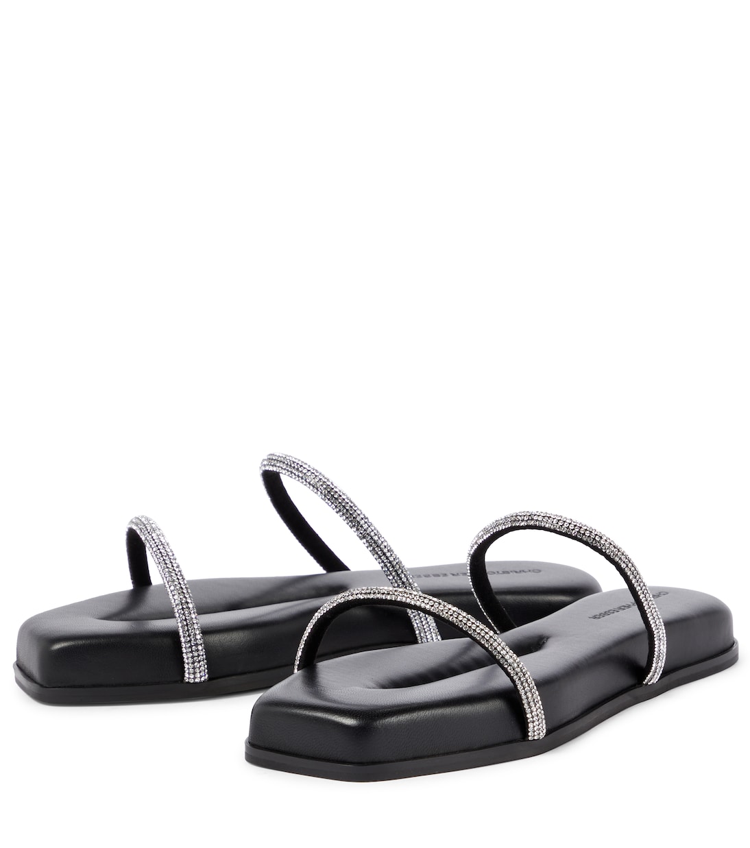 Fontana embellished leather slides | Christopher Esber