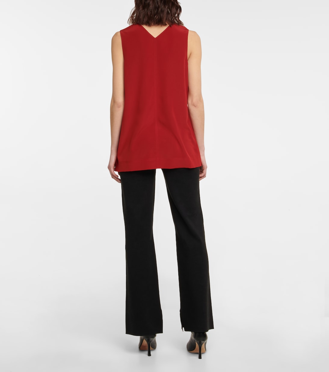 Silk crêpe de chine top | Joseph