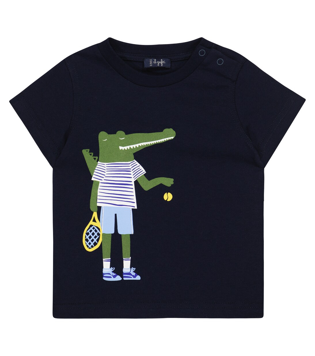 Baby - T-shirt in cotone con stampa | Il Gufo