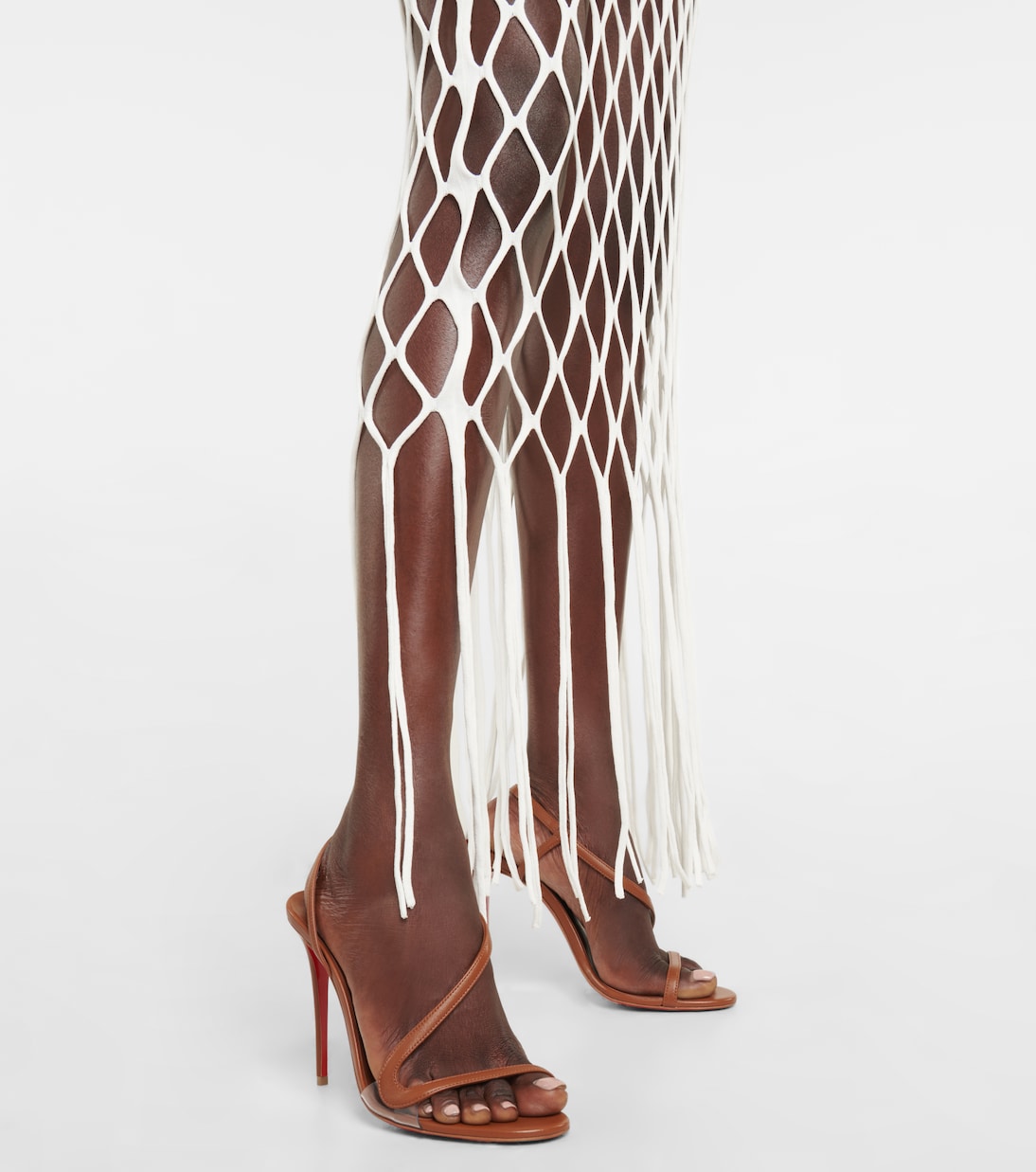 Nudes Sandalen Rosalie aus Leder | Christian Louboutin