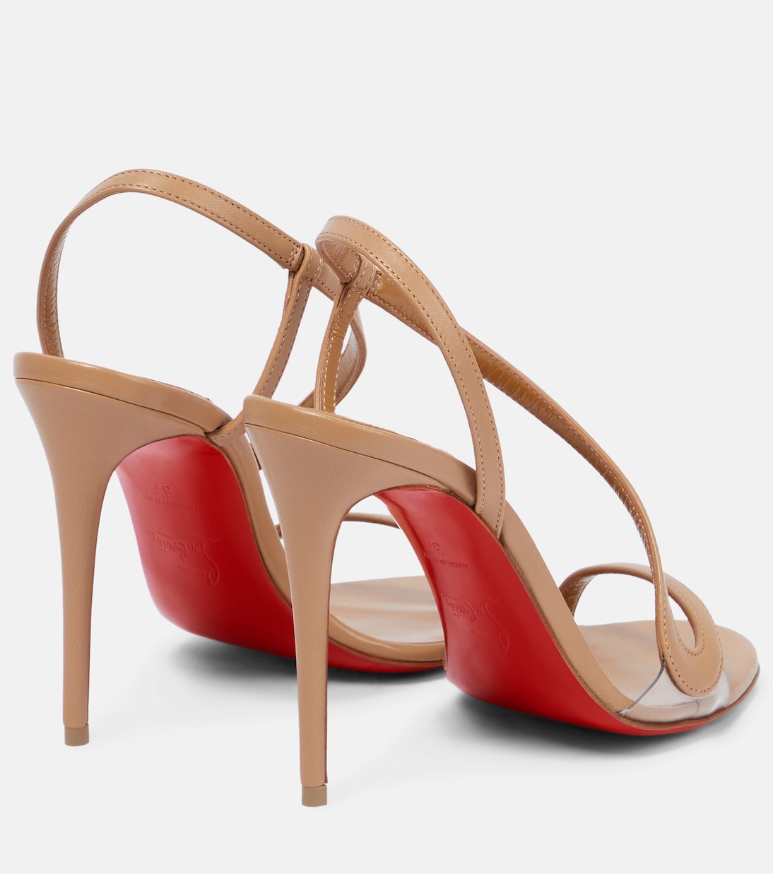 Nudes Rosalie leather sandals | Christian Louboutin