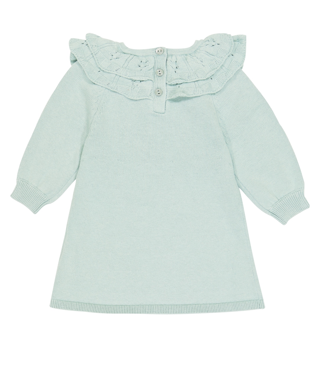 Baby Kleid aus Baumwolle und Wolle | Chloé Kids