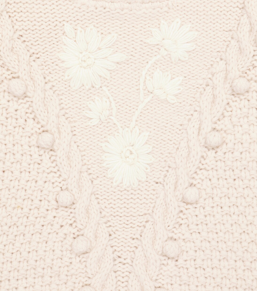 Pullover Acacia in maglia con ricamo | Louise Misha