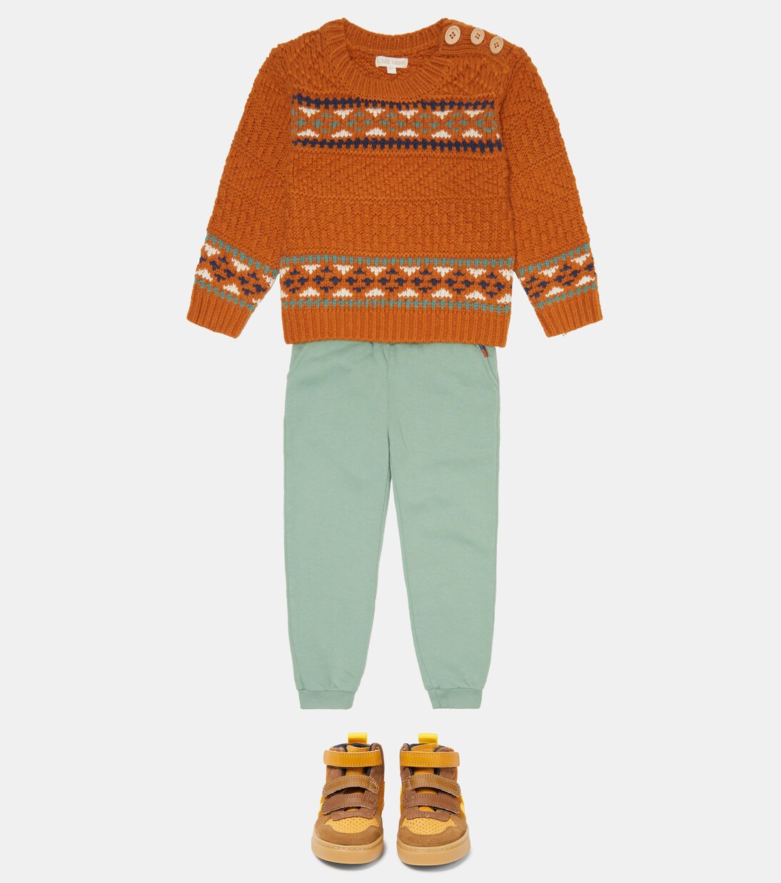 Cosmo intarsia wool-blend sweater | Louise Misha