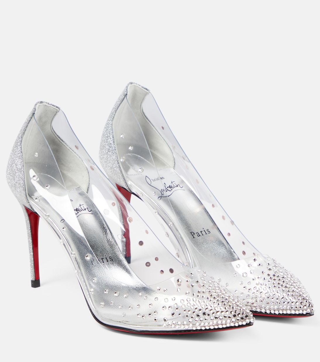Pumps Degrastrass in PVC con decorazioni | Christian Louboutin
