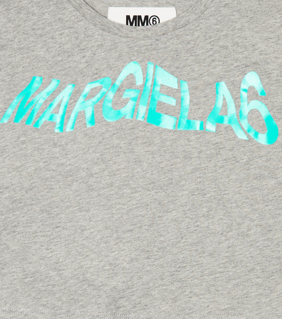 T-shirt in jersey di cotone con logo | MM6 Maison Margiela Kids