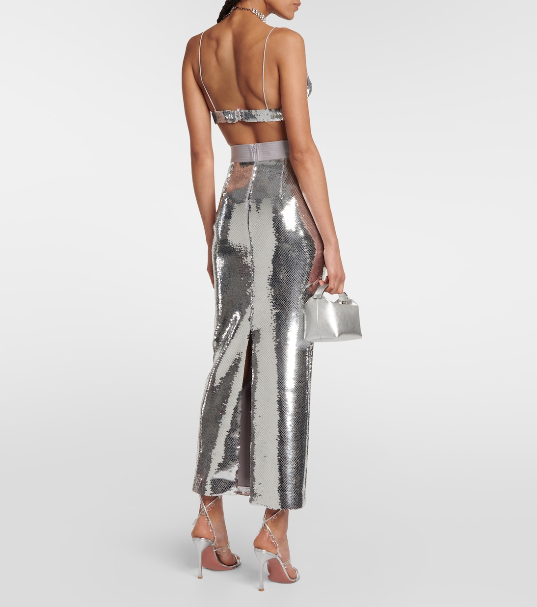 Sequin-embellished bra top | Alex Perry