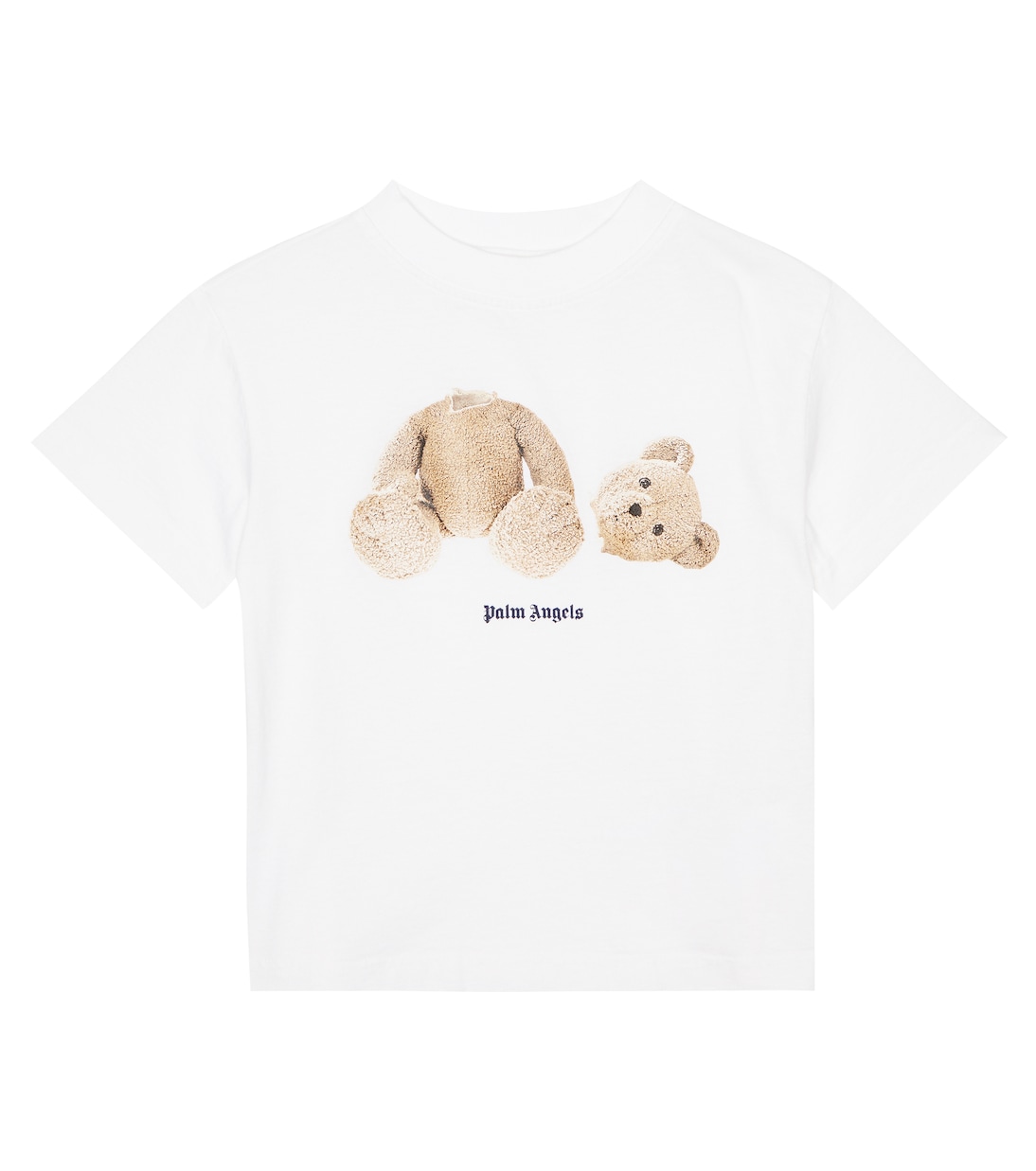 T-shirt in cotone con stampa | Palm Angels Kids
