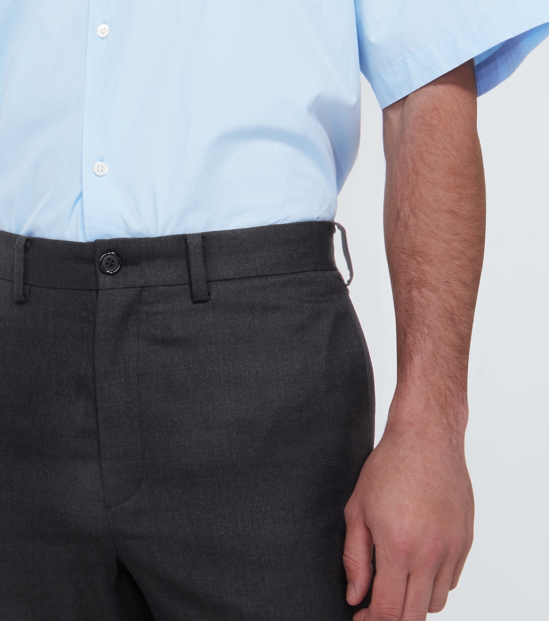 Pantalones slim de lana y mohair | Undercover