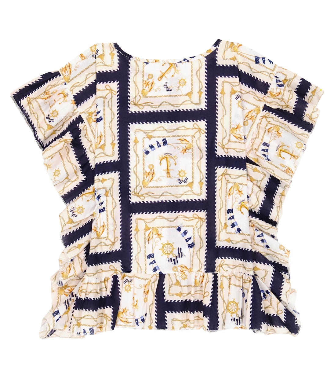Caftán de algodón estampado | Monnalisa