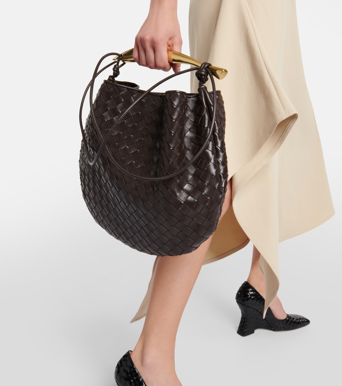 Borsa Sardine Large in pelle Intrecciato | Bottega Veneta