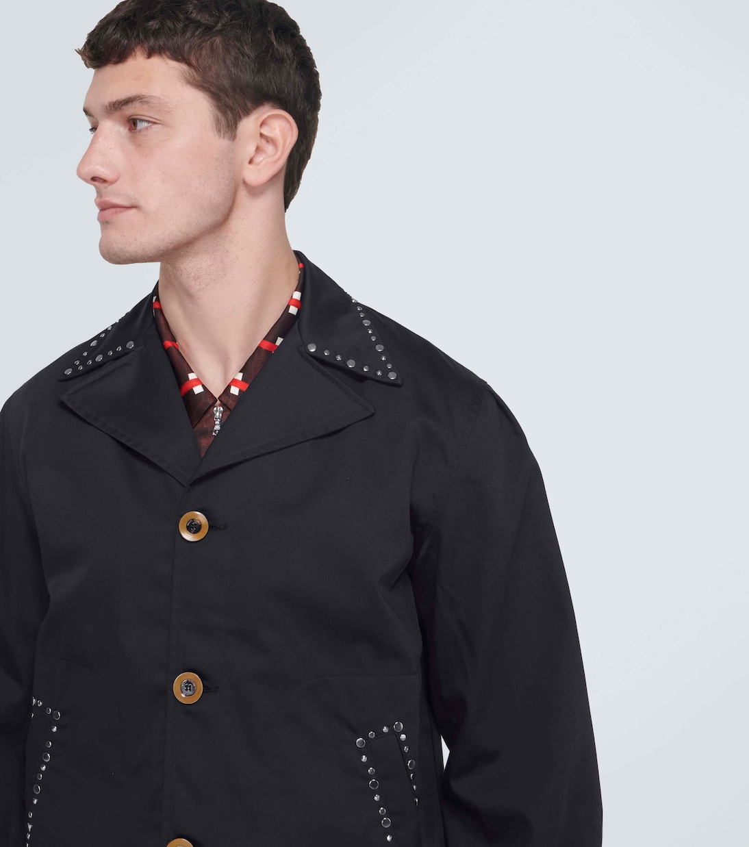 Chaqueta de algodón con tachuelas | Wales Bonner