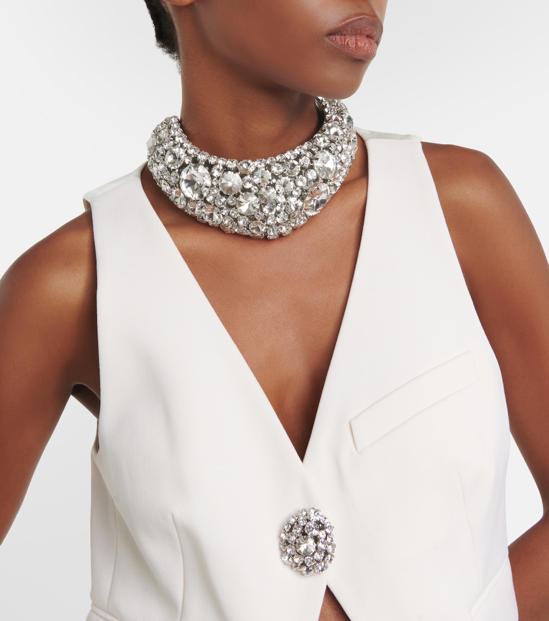 Choker con cristalli | Area