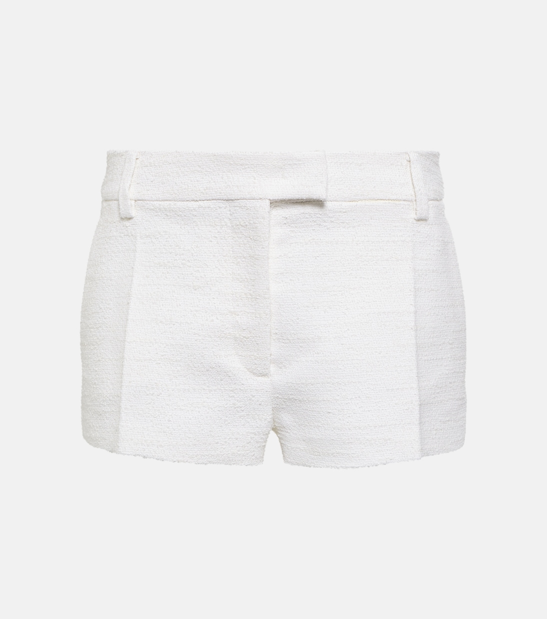 Shorts in tweed di cotone e lana | Valentino
