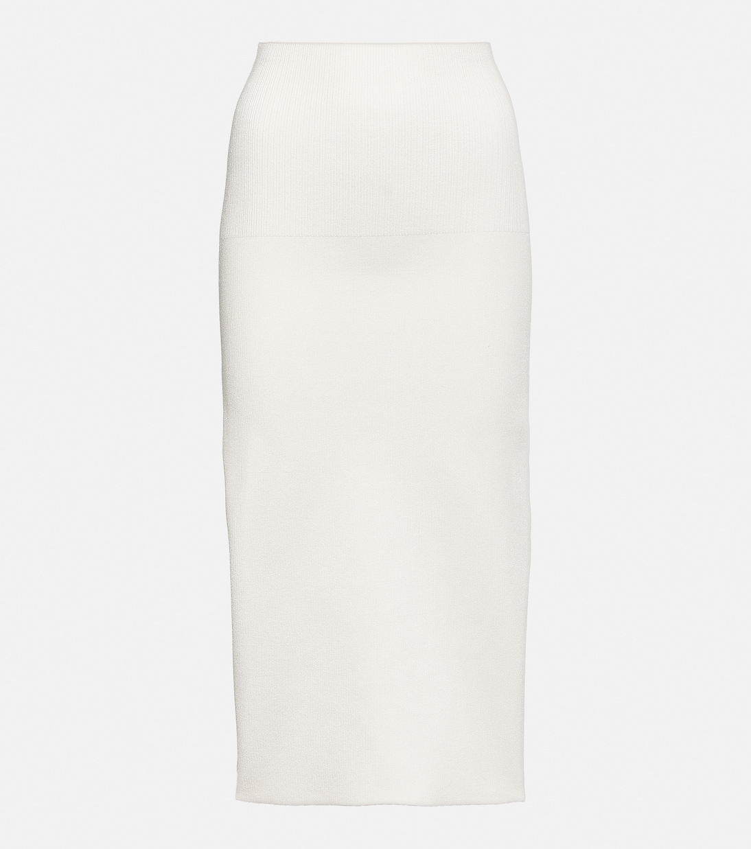 VB Body high-rise knit midi skirt | Victoria Beckham