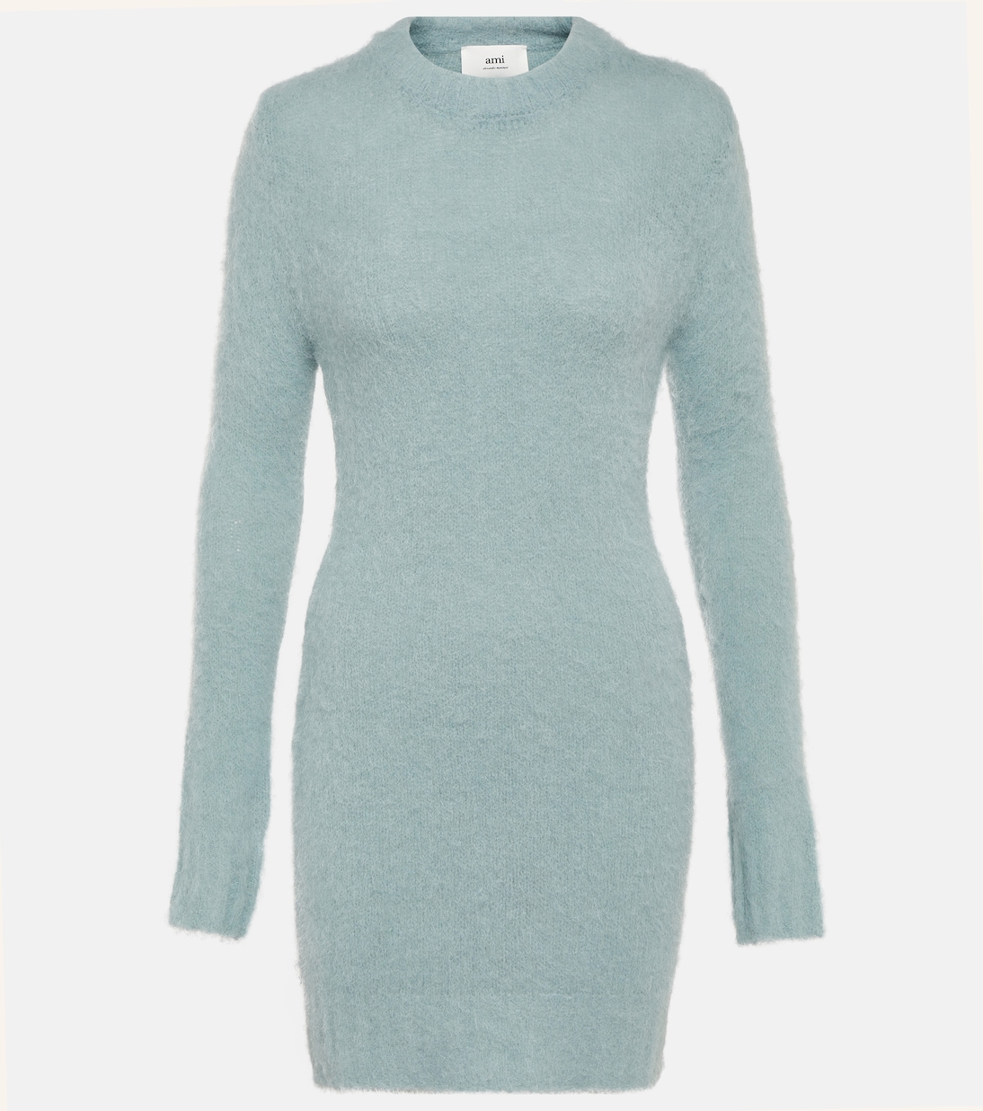 Turtleneck wool-blend minidress | Ami Paris