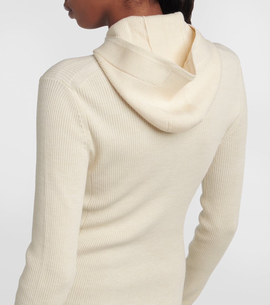 Vestido midi en mezcla de lana | Jil Sander
