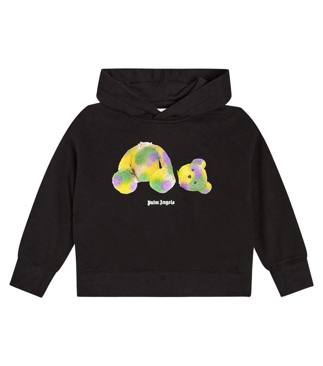 Felpa con cappuccio in jersey di cotone | Palm Angels Kids