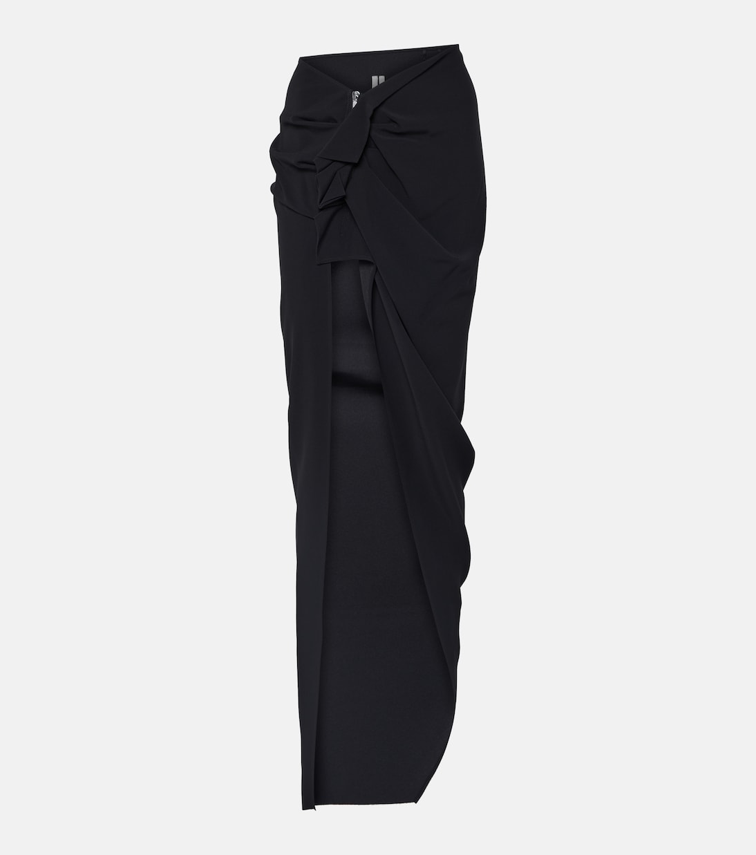 High-rise asymmetric maxi skirt | Rick Owens