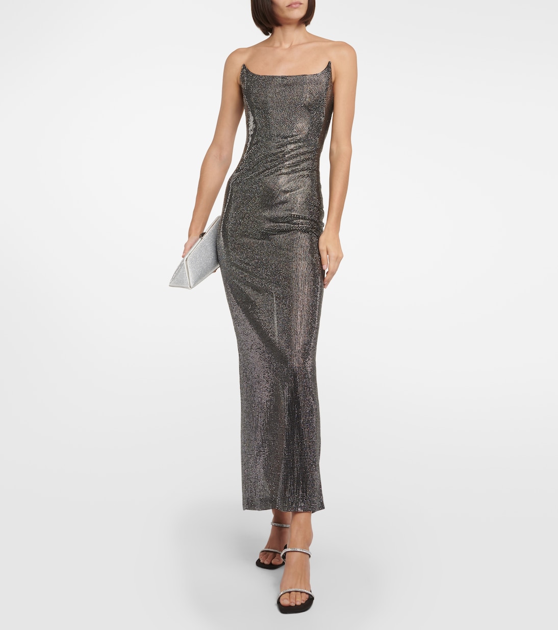 Verzierte Robe aus Mesh | Giuseppe di Morabito