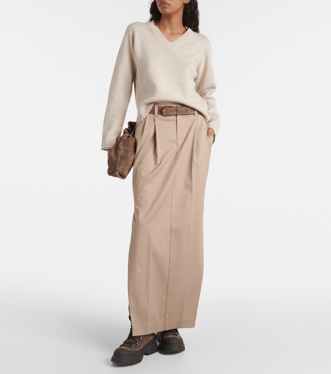 Pull en laine, cachemire et soie | Brunello Cucinelli