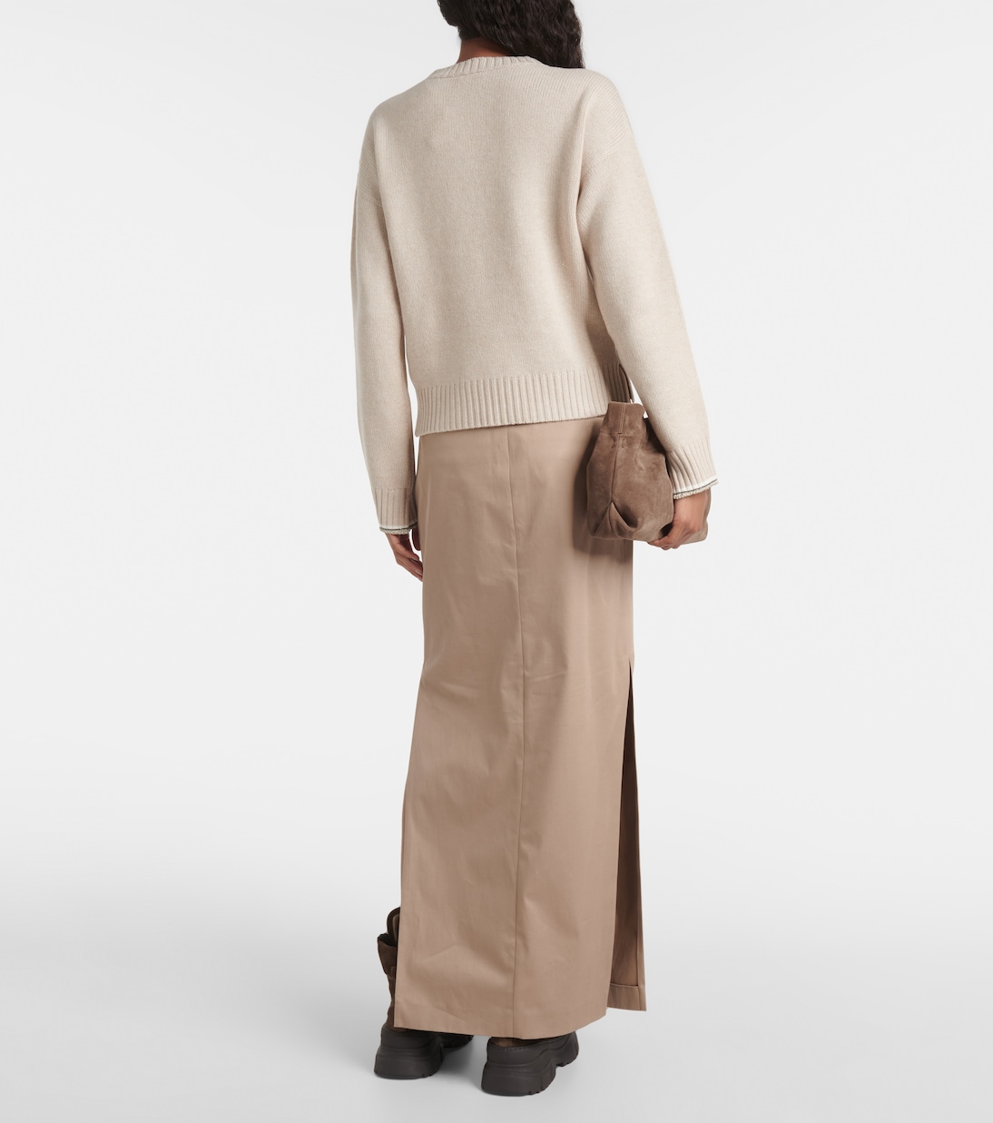 Pull en laine, cachemire et soie | Brunello Cucinelli