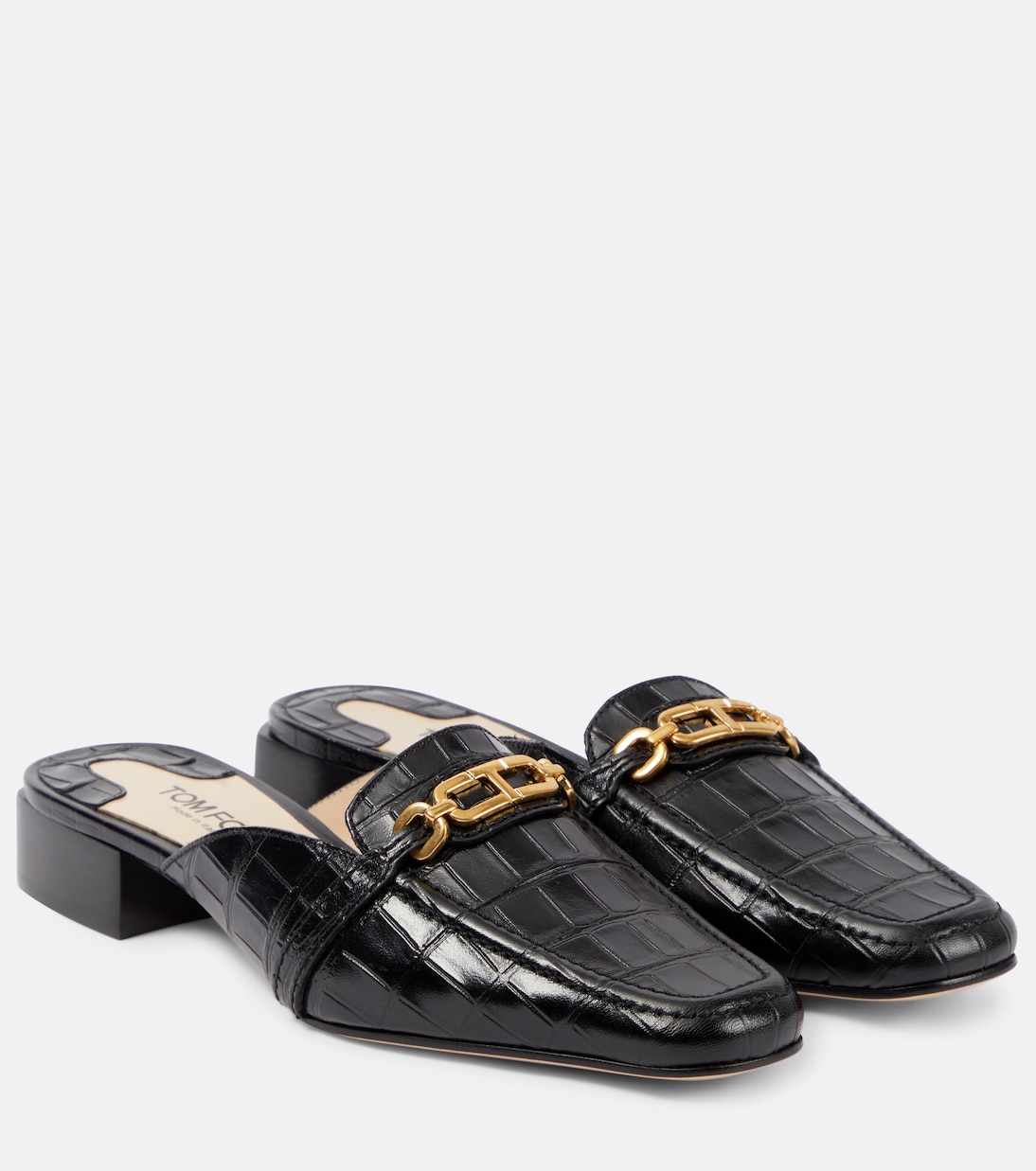 Slippers Whiteny in pelle stampata | Tom Ford