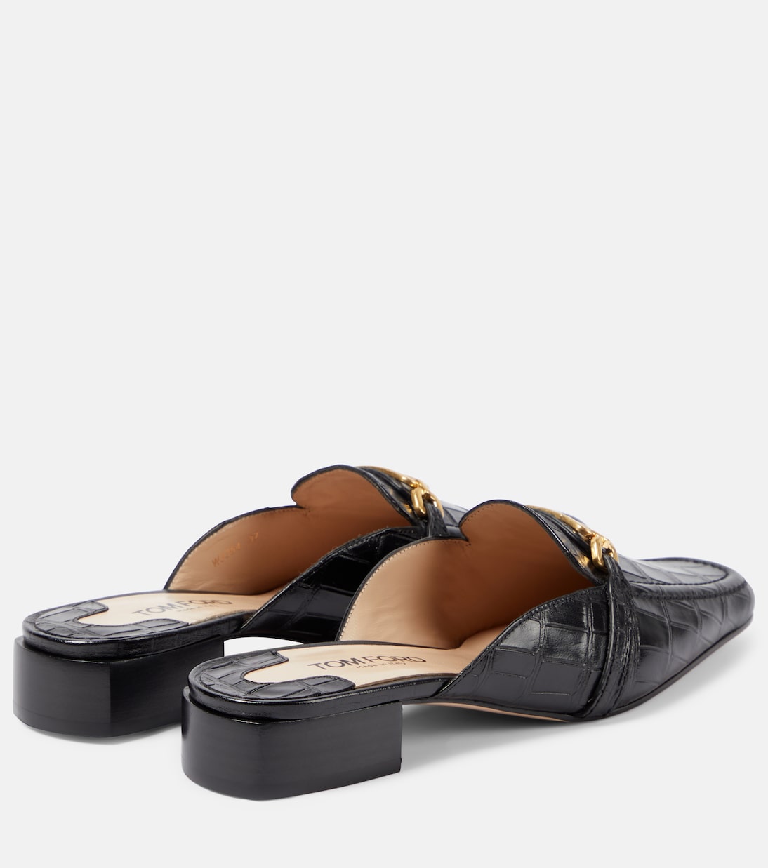 Slippers Whiteny in pelle stampata | Tom Ford