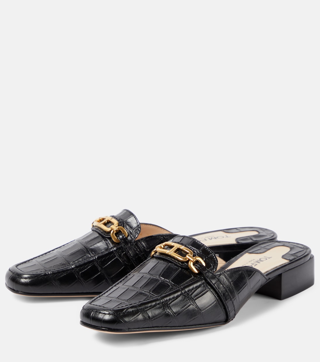Slippers Whiteny in pelle stampata | Tom Ford