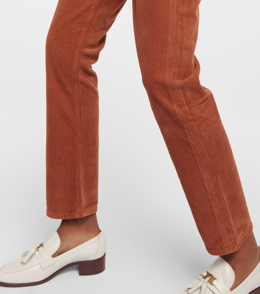 Gerade Hose Riley Long aus Cord | Agolde