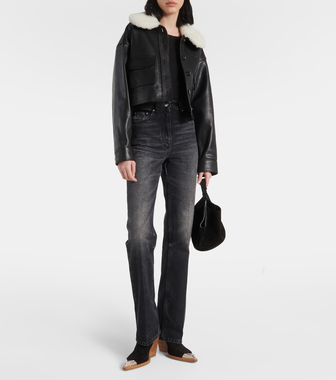 PARIS TEXAS BLACK SUEDE DALLAS ブーツ PARIS TEXAS Dallas suede ankle boots | NET-A-PORTER