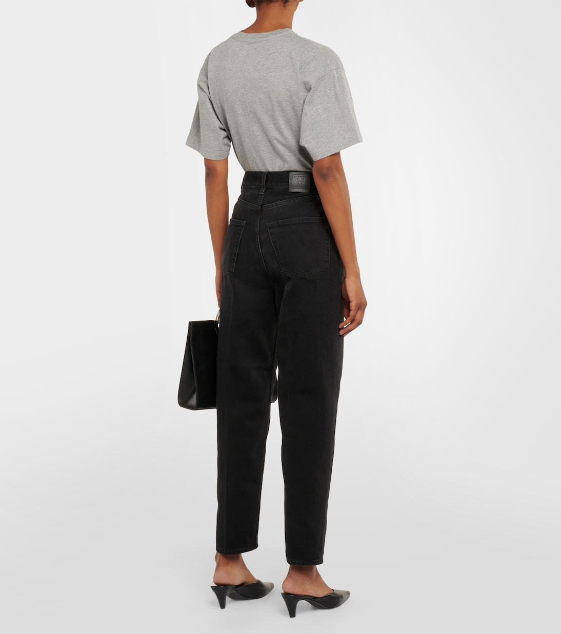 Jean tapered à taille mi-haute | Toteme
