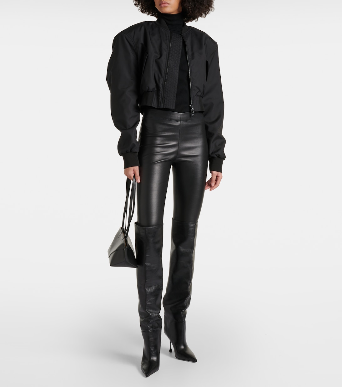 Cropped bomber jacket | Wardrobe.NYC