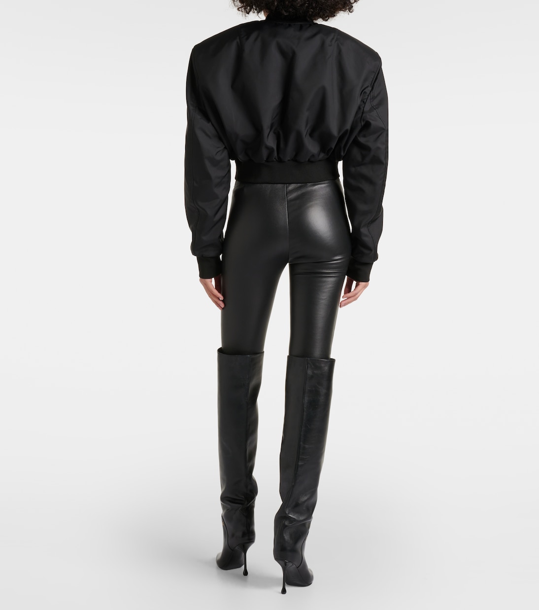 Cropped bomber jacket | Wardrobe.NYC