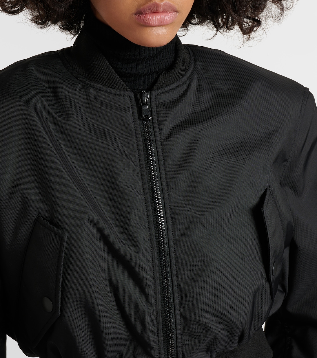 Cropped bomber jacket | Wardrobe.NYC