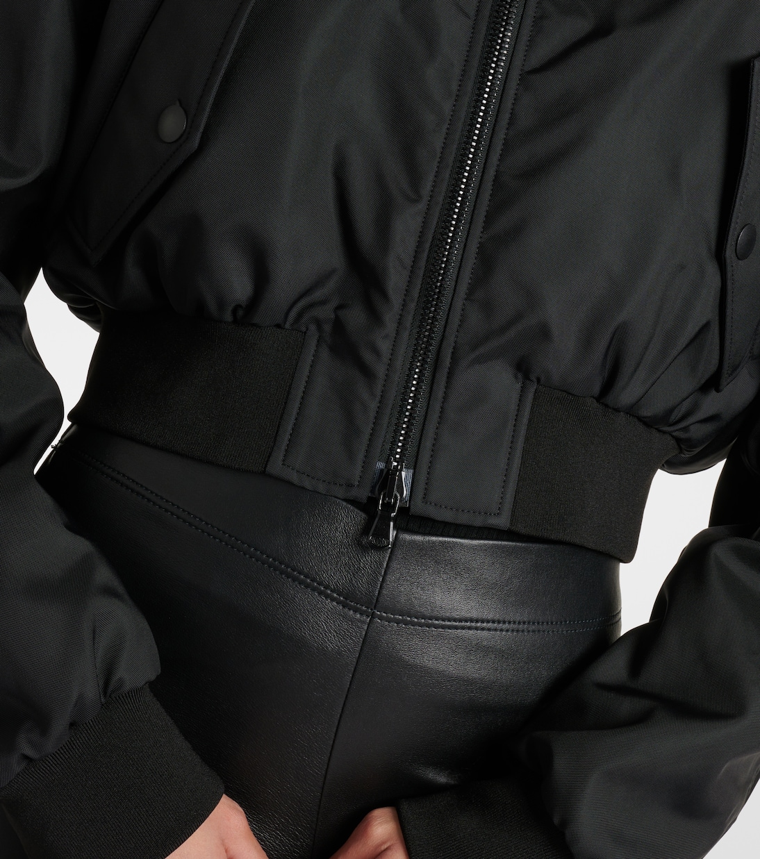 Cropped bomber jacket | Wardrobe.NYC
