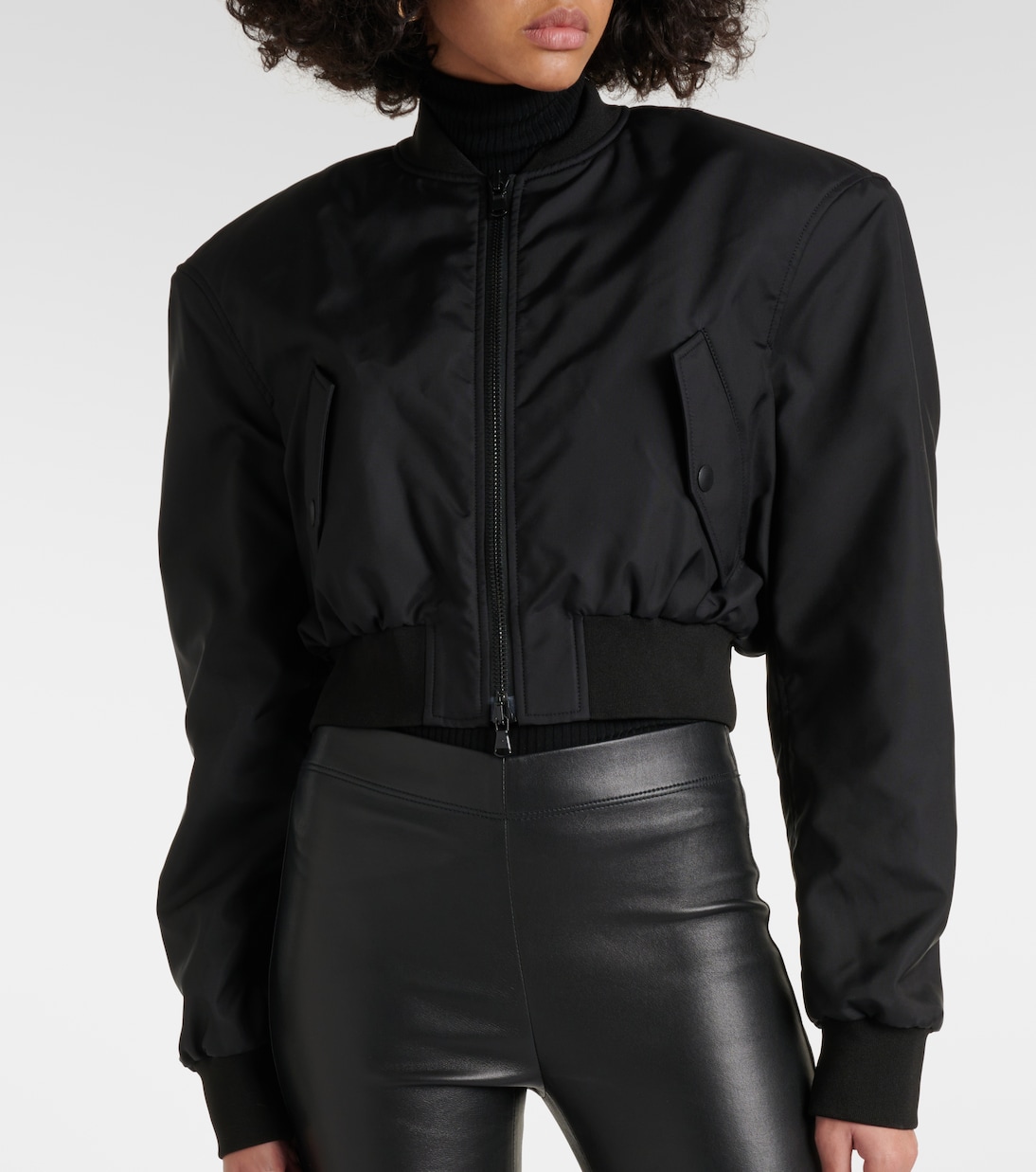 Cropped bomber jacket | Wardrobe.NYC