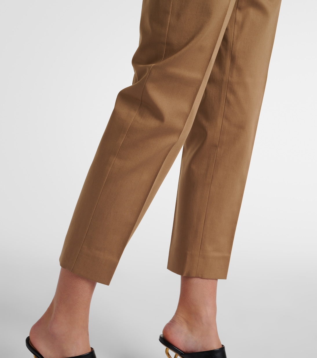 بنطلون كروب بأرجل مستقيمة من القطن Lince | Max Mara