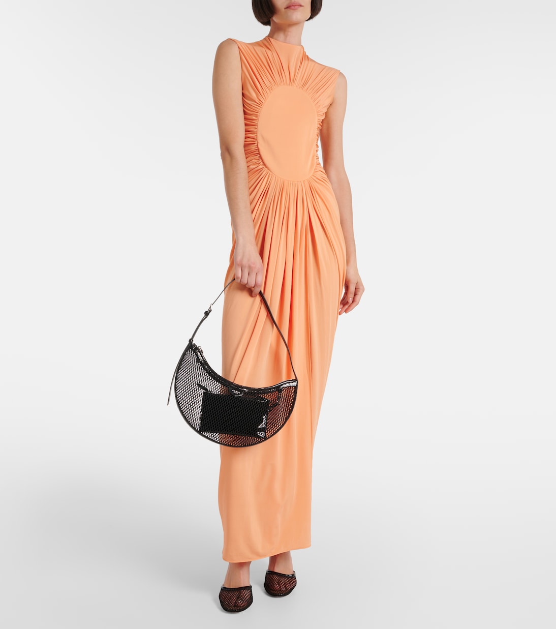 Borsa a spalla One Piece Mini in mesh | Alaïa