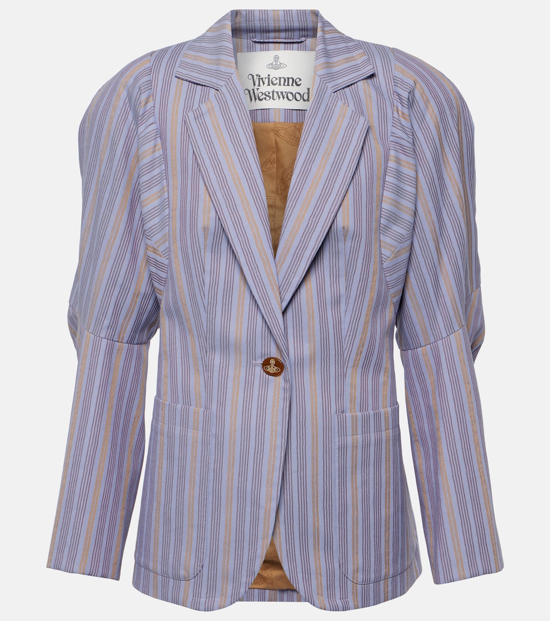 Blazer Pourpoint in cotone a righe | Vivienne Westwood