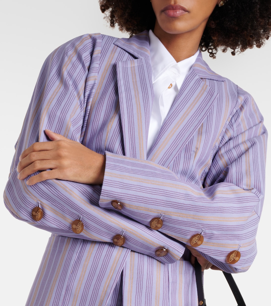 Blazer Pourpoint in cotone a righe | Vivienne Westwood