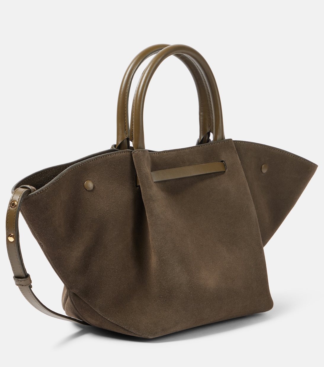 New York Midi grained leather tote bag | DeMellier