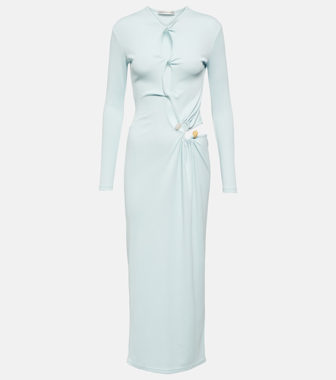 Abito midi in jersey con cut-out | Christopher Esber